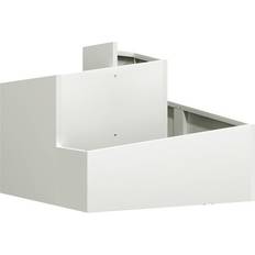 VidaXL Pots vidaXL Plastikpflanzgefäß Weiß Kunststoff Mittel Dekorative Intarsien