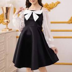 Shein Travel Teen Girls Dresses - Black