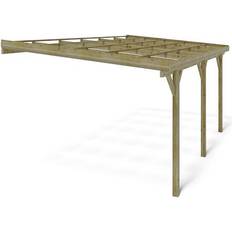 Parcheggi coperti Hornbach Tettoia Posto Auto Coperto In Legno 3x5,24 M 15 M2 Addossato (Superficie edificio )