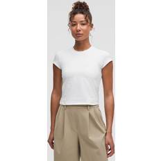 Lululemon Överdelar Lululemon Baby Tee Aus Bio Für Frauen - White