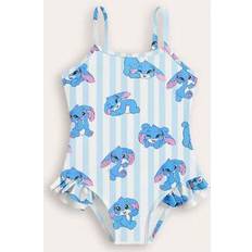 Stripes Bathing Suits Shein Striped Cartoon Print One-Piece Swimsuit - Young Girl