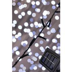 Christmas Tree World 400 LED Solar Powered Lights - Bright White String Light