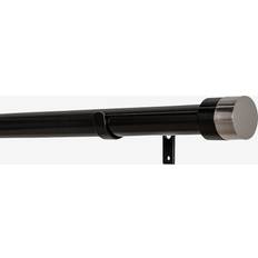 Sort Gardintilbehør Hasta Gardinstangssæt Edith 160-300 cm Sort