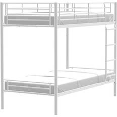 Trennbare Etagenbetten aus Metall 2 x 90 x 190 cm Etagenbett