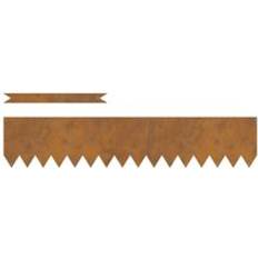 vidaXL Lawn Edgings 20 Pcs 100x0.5x20 Cm Weathering Steel