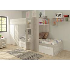 Barca White Bunkbed Frame Bunk Bed