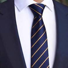Polyester Ties Shein Needles Self-Tie Basic High Density Weave - Solid Color