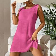 Shein Solid Split Hem Cover Up - Summer