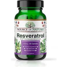 Resveratrol trans Source of Nature Hög Dos 500mg Trans-Resveratrol 90 Kapslar
