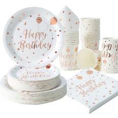 Shein Birthday Balloon Disposable Tableware Set 7/9 Inch