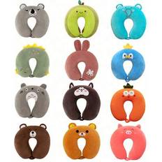 Neck Pillows Shein Cute Protective 1Pc Neck Pillow Green, Yellow, Pink
