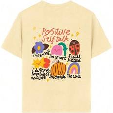 Shein Tween Girl Casual Fun Graphic Crew Neck Short Sleeve T-Shirt - Summer Top