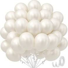 Latex Balloons Shein Pearl White Balloons 10/20/30/40/50pcs