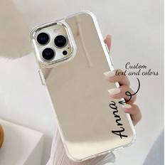 Shein Personalized Acrylic Mirror Phone Case With Name Customized For IPhone 16 Pro Max