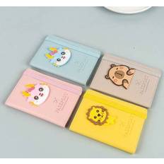 Brown Passport Covers Shein Matte Finish Pu Material Travel Passport Cover - Wallet