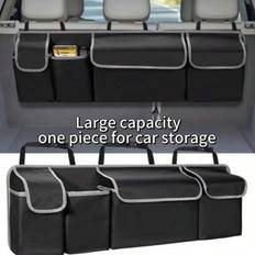 Car Care & Vehicle Accessories Shein Car Trunk Organizer Bag With 4 Pockets