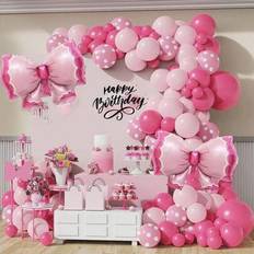 Valentines Day Latex Balloons Shein Rose Red Pink Latex Balloon Set 111pcs