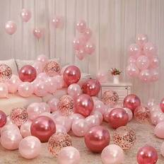 Shein Pink Latex Balloons Set 30pcs 10/12 Inch