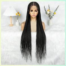 Hair Products Shein All Lace Versatile Black Box Braided Lace Front Wig