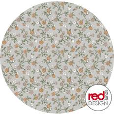 Beige Bordsdukar Redlunds Rund Vaxduk Linnebeige 140 cm Bordsduk Beige