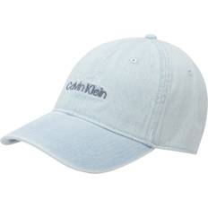 Calvin Klein Unisex Clothing Calvin Klein Logo Embroidery Cap Light Wash Denim - Universal