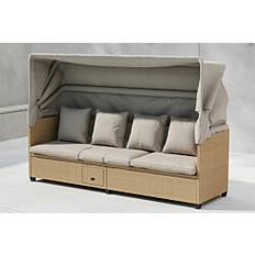 Venture Home Nopy Solsofa 200x60 cm Med Hynder Beige