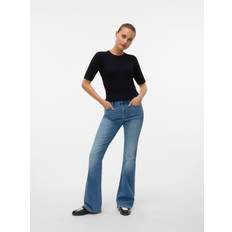 Vero Moda Hög Midja Utsvängd Passform Jeans - Gorm