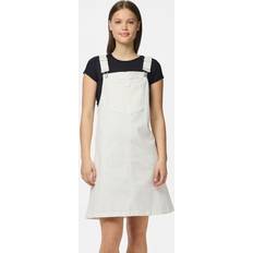 Hvid - Korte kjoler Pieces Denim Spencerkjole - Bright White