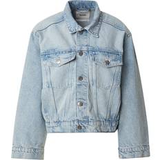Monki Oversized Denim Jacket - Light Blue Wash