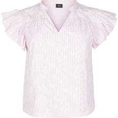 Zizzi Överdelar Zizzi Blus vKatja S/L - Rosa