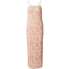 Pieces Plisse Cami Midi Dress Floral Print - Multi