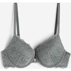 BHs H&M Push-up-BH Aus Spitze - Graugrün
