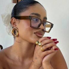 Shein Square Frame Glasses 1pc