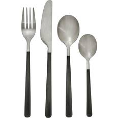Bestickset bestick svart kökstillbehör IKEA Löftesrik Bestick 24 Delar Svart/Rostfritt Stål Satin Bestickset