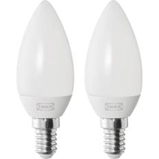 IKEA E14 LED-lampor IKEA Solhetta LED Ljuskälla E14 250 Lumen Kronljus Opalvit
