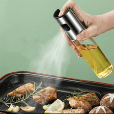 Gold Oil- & Vinegar Dispensers Shein Stainless Steel Glass Sprayer Bottle 100ml Oil- & Vinegar Dispenser