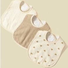 Drool Bibs Shein Cotton U-Shape Bibs Set 5pcs