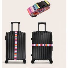 Luggage Straps Shein Travel Luggage Strap Adjustable Password Lock