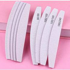 Shein Grey Nail Art File Half Moon Buffer Block - Double Sided
