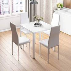 Glass Table And Chairs 4 75 cm