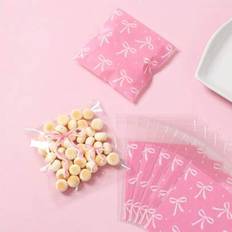 Shein Pink Bow Gift Bags 50/100pcs