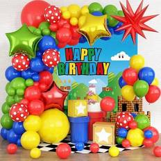 Yellow Balloon Arches Shein Balloon Set 116pcs Red Blue Green