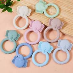Teething Toys Shein Cute Elephant Silicone Baby Teether