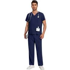 Work Clothing Sets Shein Surgical Uniforms Scrubs Nursing Sets - Beauty