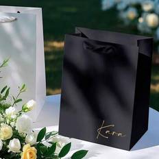 Black Wrapping Paper & Gift Wrapping Supplies Shein Custom Gift Bag Suitable För Bridesmaid