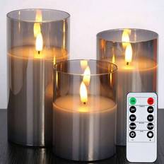 LED Candles Shein Lights 3pcs Flameless Warmer LED Candle