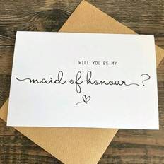 Cards & Invitations Shein Will You Be My Bridesmaid Card