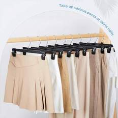 Hangers Shein Clothesâhangersâblack Plastic 360 Rotatable Trouser Hanger
