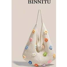 Beach Bags Shein Beach Holiday Style Casual Fashion Straw Tote Bag - Women's