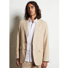 Gråa - Herr Kavajer Gant Slim Fit Garment Dyed Linen Blazer - Beige